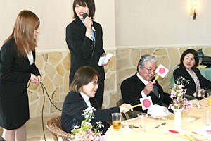 謝恩会の様子