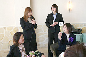 謝恩会の様子