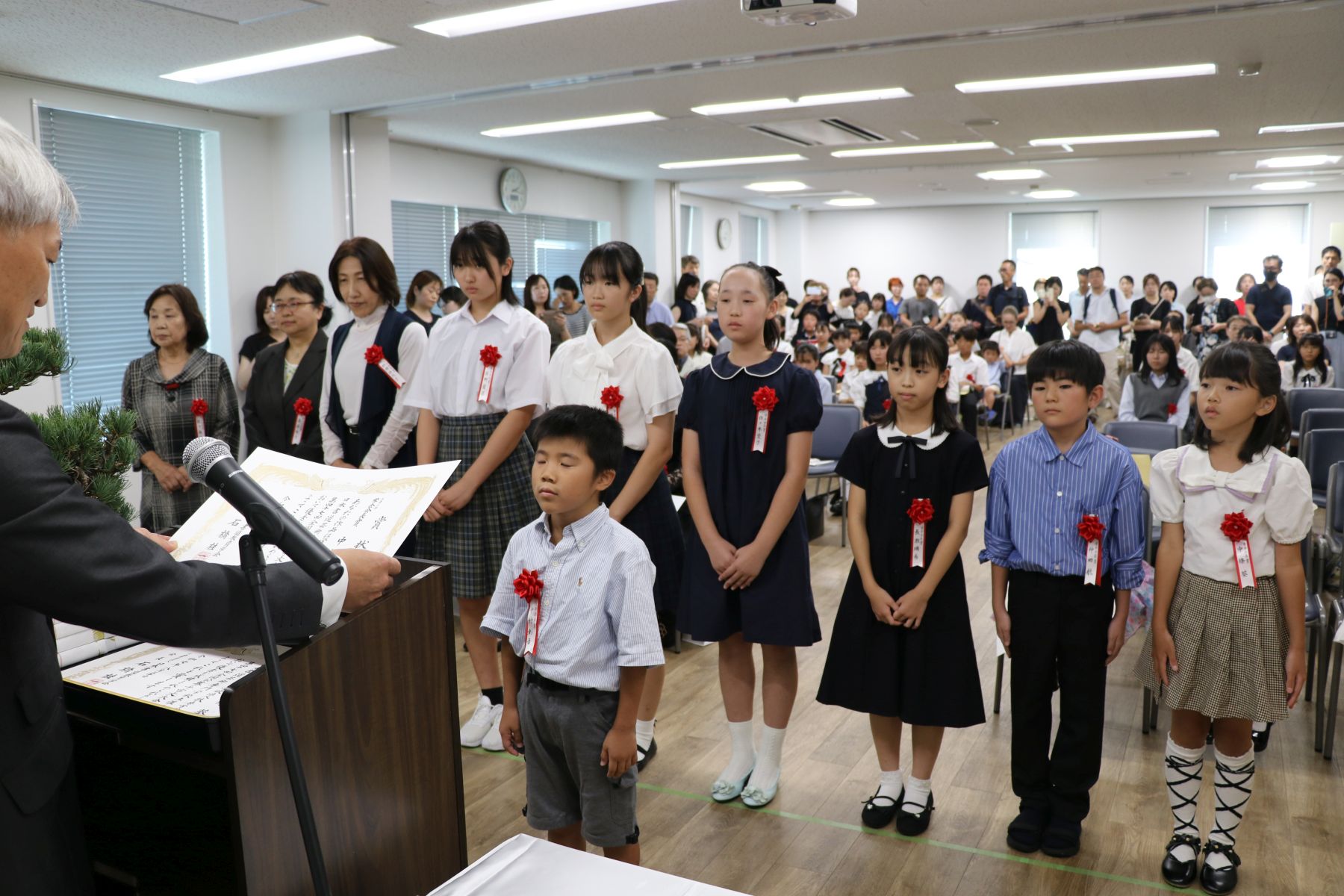 会長賞授賞の様子 会長賞授賞の様子
